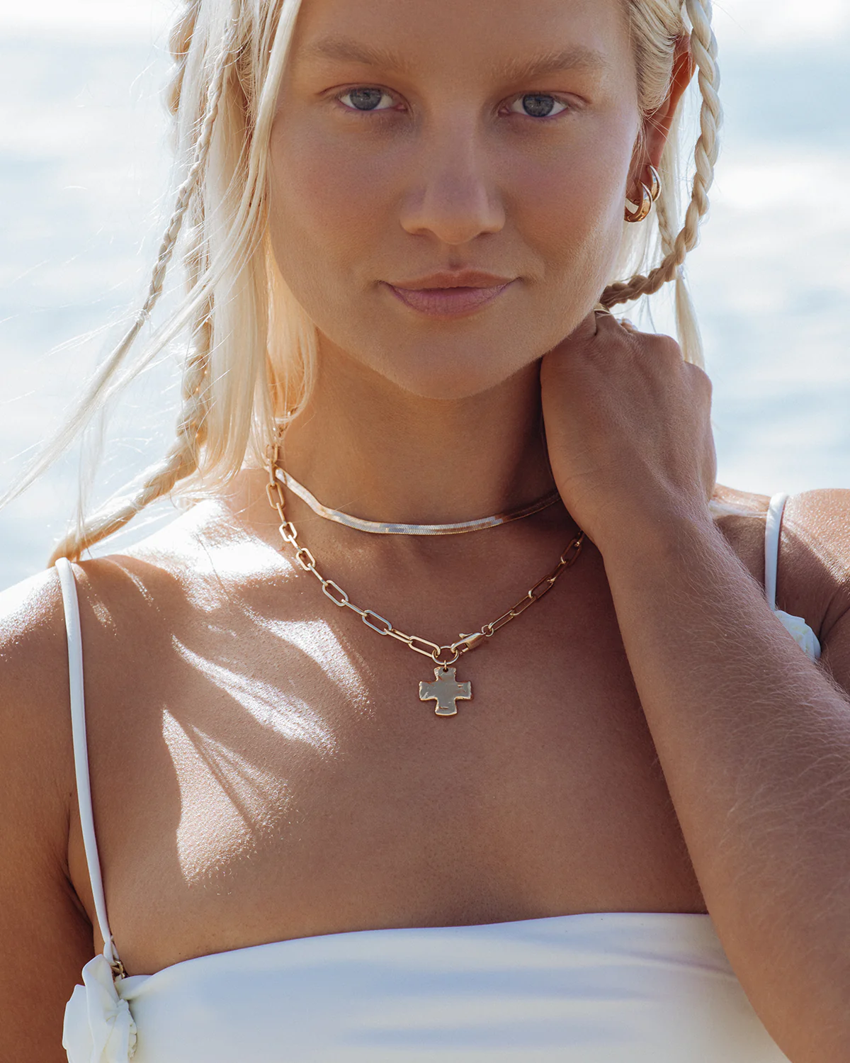 Collana a Catena Grossa con Croce